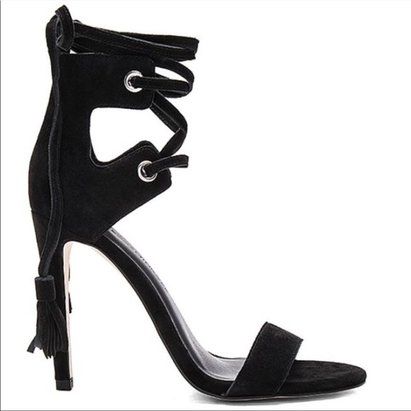 Rebecca Minkoff Riley Wrap-Up Tassel Heel 8.5 - Picture 2 of 2